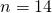 Rendered by QuickLaTeX.com n = 14